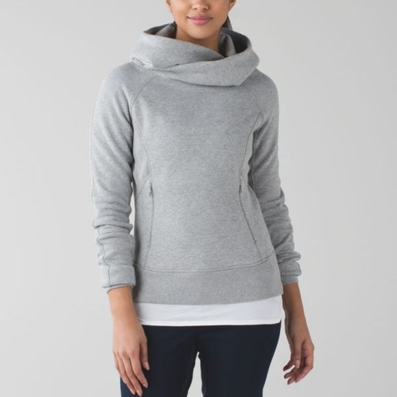 lululemon athletica Tops - Lululemon Under Wraps Hoodie Sweatshirt